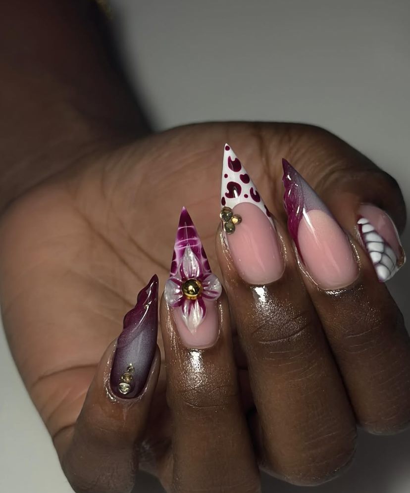 Remplissage + nouveau décor — prestation réalisée par NUA NAILS Tech aux Abymes